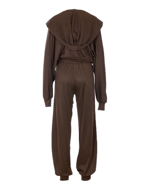 ANDAMANE Brown Trousers Viscose