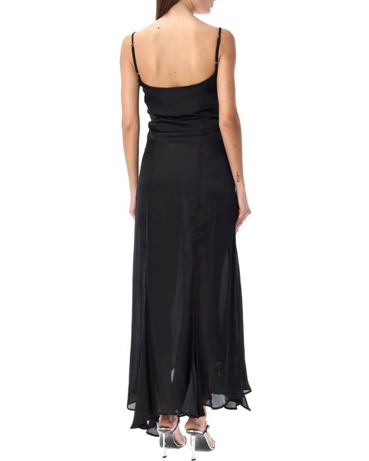 Y. Project Black Hook And Eye Long Dress