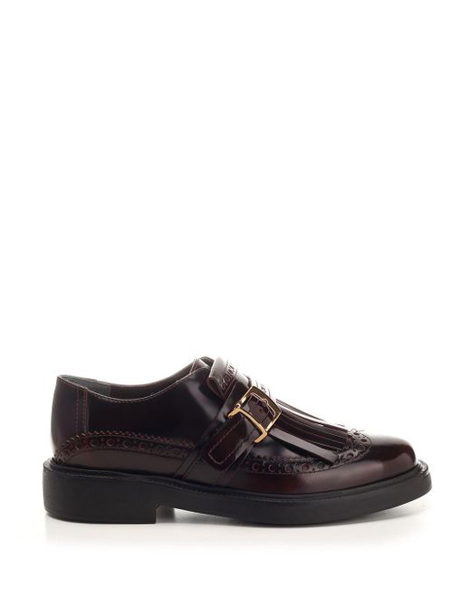 Tod's Black Monkstrap Shoes