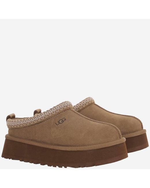 Ugg Brown Mules Taz Ii Suede Leather