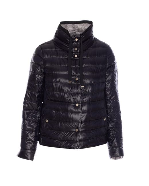 Herno Blue Reversible Light Down Jacket