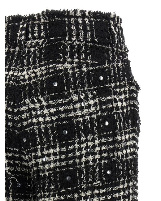 GIUSEPPE DI MORABITO Black Prince Of Wales Pants