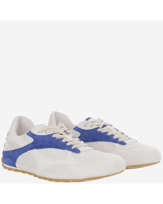 Bottega Veneta White Leather Sneakers Trainers for men