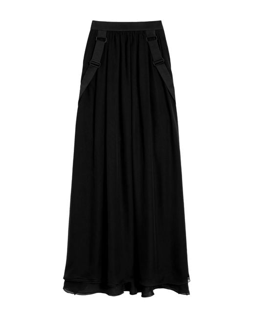 Max Mara Black Long Skirts