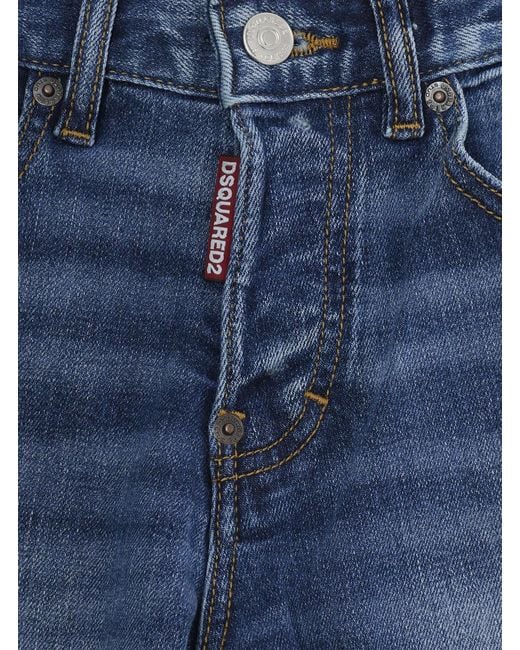 DSquared² Blue Jeans Stanislav Denim Cotton for men