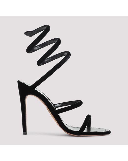 Rene Caovilla Black Sandals