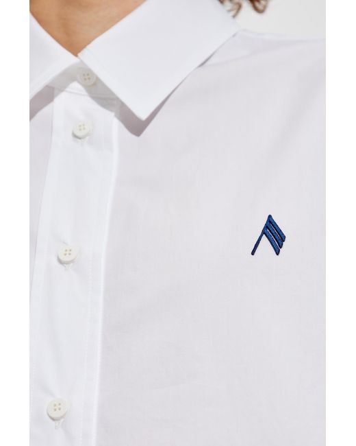 The Attico White Shirt With Logo