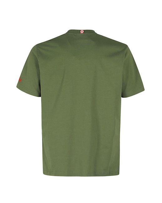 Mc2 Saint Barth Green Cotton Classic T Shirt for men