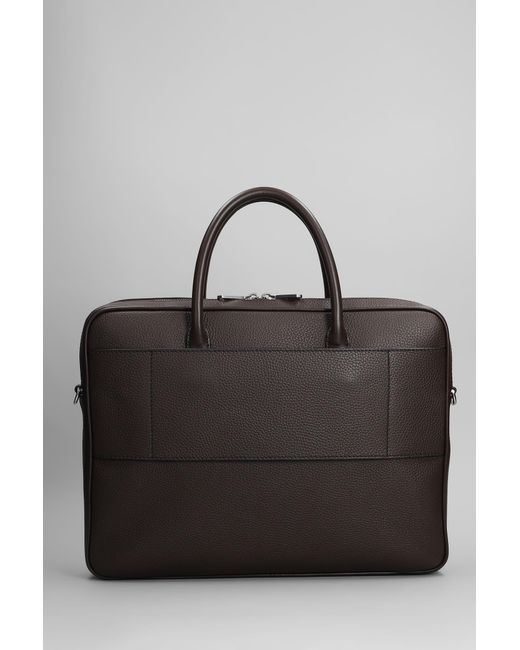 Bally Black Oeden Monobrief Hand Bag for men