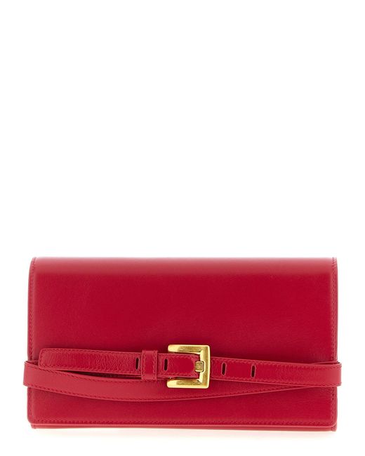 Balmain Red Shuffle Wallet