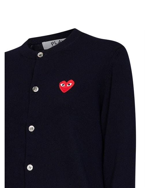 Comme des Garçons Blue Cardigan Wool Cardigans