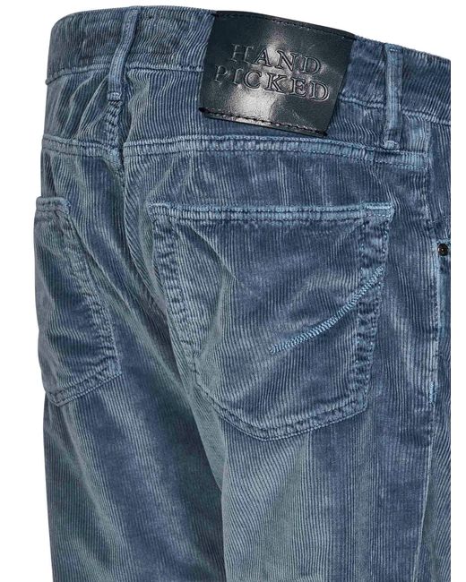 Hand Picked Blue Handpicked Orvieto Trousers for men