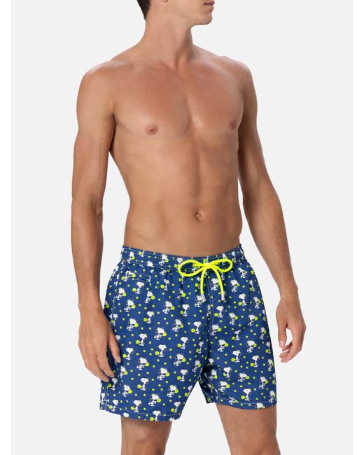MC2 SAINT BARTH Men Lightweight Swim Shorts Lighting Pantone Teal Green