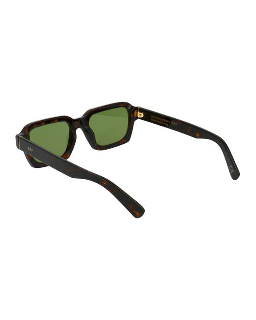 Retrosuperfuture Green Caro Sunglasses