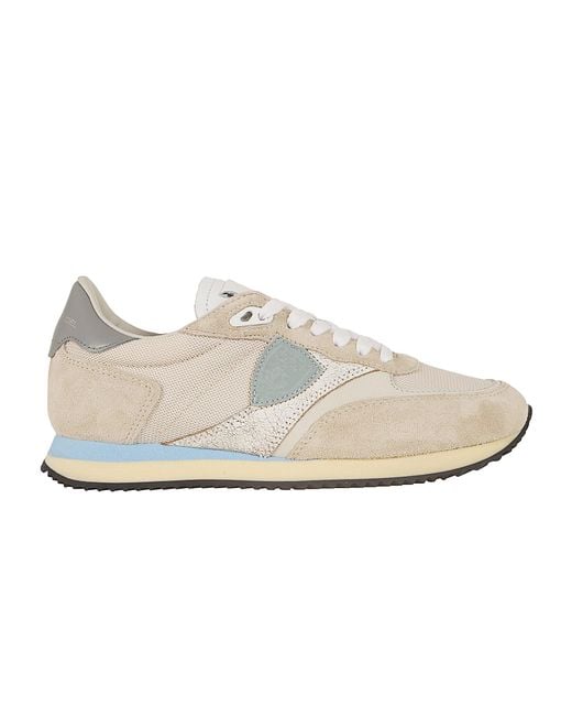 Philippe Model White Blville Low Calf Leather