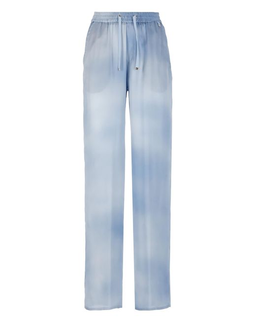 Herno Blue Trousers Light