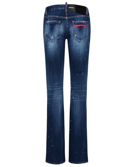 DSquared² Blue Cotton Jeans