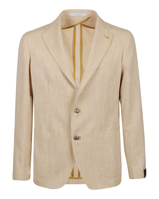 Tagliatore Jacket in Natural for Men | Lyst