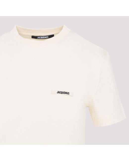 Jacquemus Natural Le Grosgrain T-Shirt