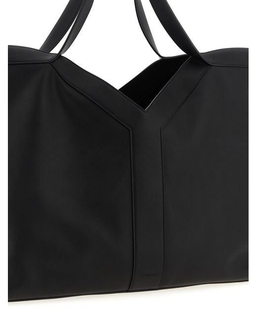 Saint Laurent Black 'Y' Large Shopping Bag for men
