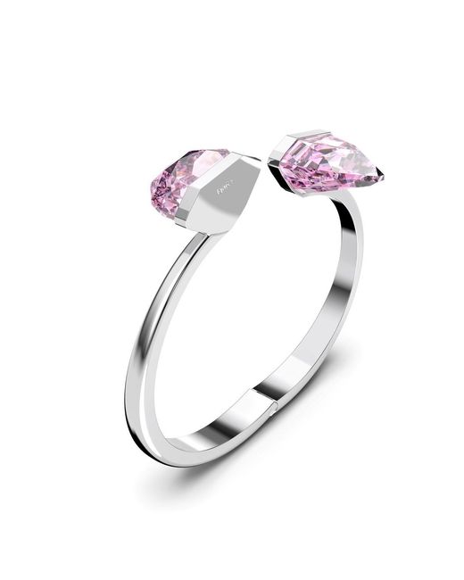 Swarovski Pink Lucent Mini Bangle Bracelet