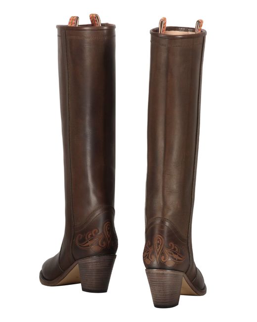 Etro Brown Leather Boots