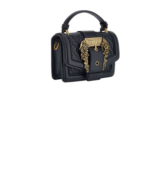 Versace Jeans Couture Black Handbag With Chain