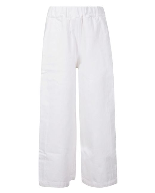 Labo.art White Storto Malindi Trousers