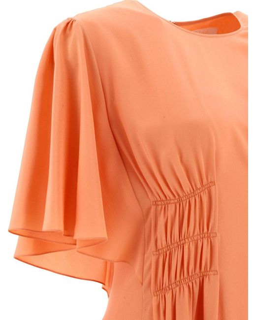 Chloé Orange Dress