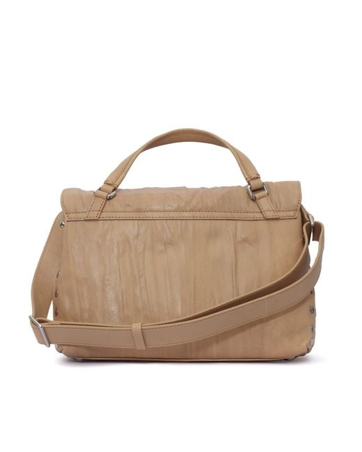 Zanellato Brown Postina Plisse Size S Lio Grande