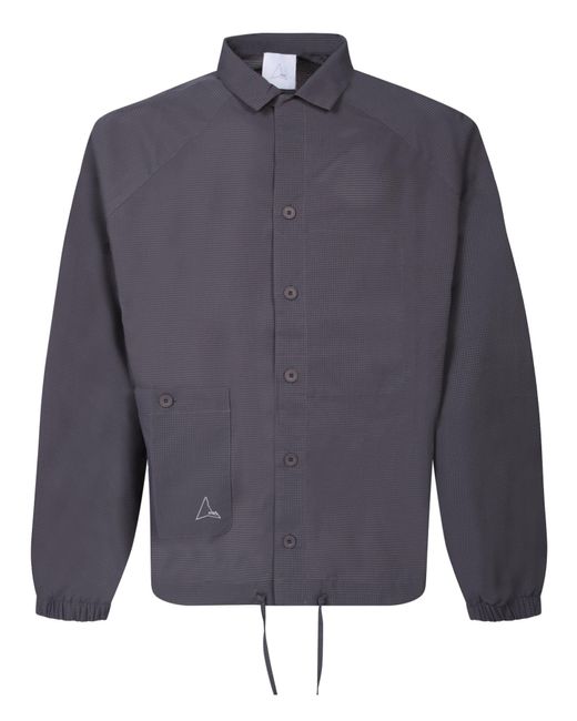 Roa Blue Perforated Shirt for men