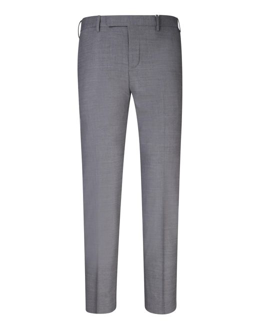 PT Torino Gray Dieci Trousers for men