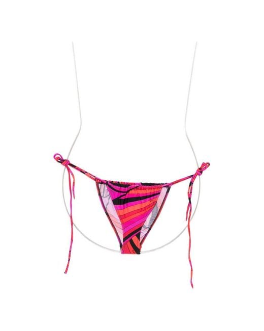 Emilio Pucci Pink Pucci Sea Clothing Elastan Poliammide