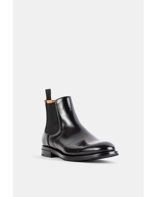 Church's Black Bottines Monmouth En Cuir De Veau Poli Noir Boot