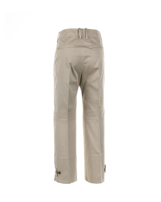 Seventy Gray High-Waisted Trousers