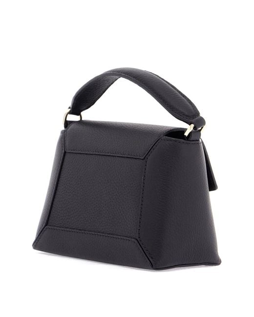 Strathberry Blue Calfskin Nano Crossbody Bag With Mosaic Design