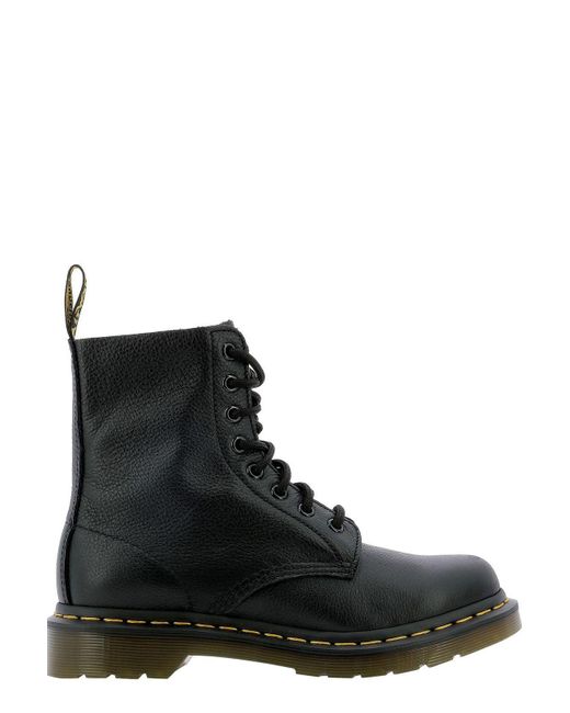 Dr. Martens Leather Pascal Virginia Lace-up Boots in Nero (Black) - Save 5%  | Lyst