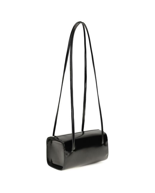 Faune White Mie Brushed Leather Shoulder Bag Calf Bos Taurus