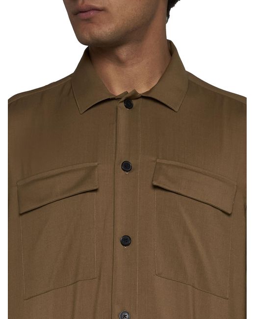 Low Brand Brown Shirt for men