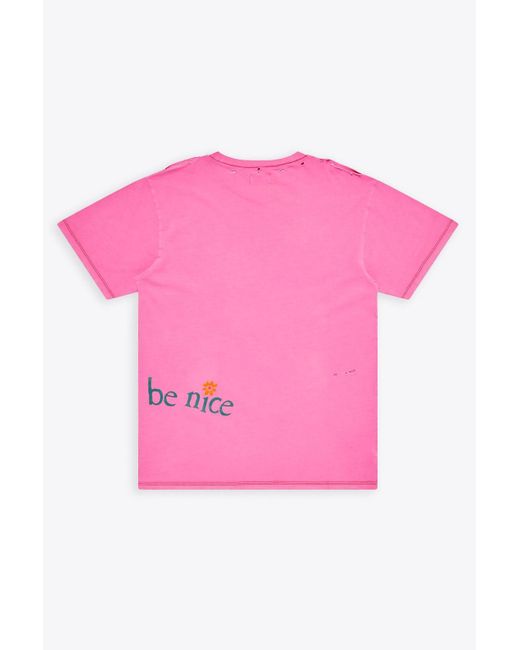 Hot pink designer shirt on sale