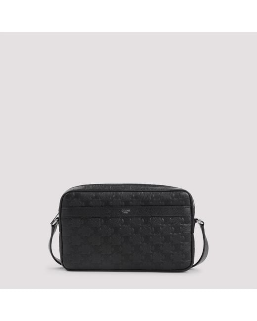 Céline Black Horizontal Messenger Handbag