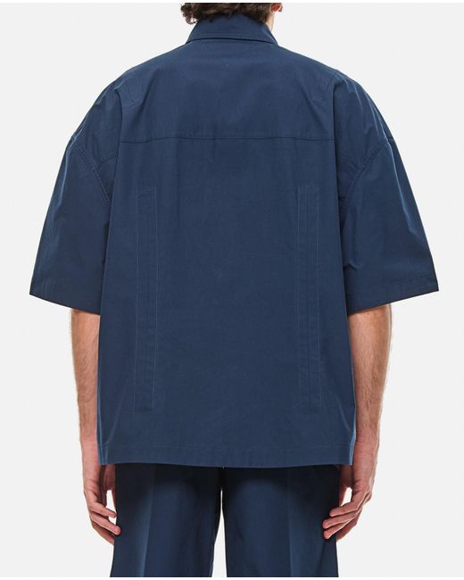 Bottega Veneta Blue Cotton Shirt for men