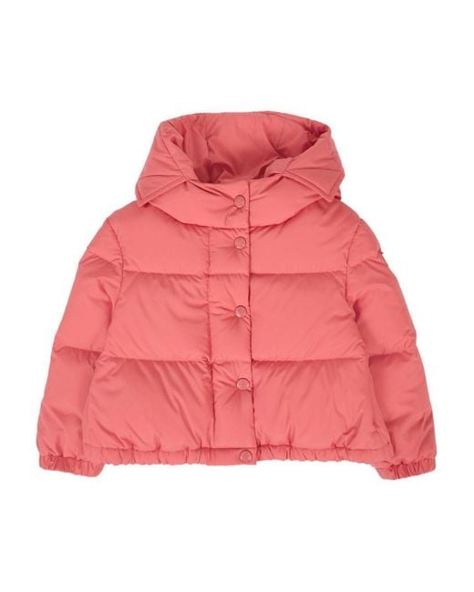 Moncler Red Laurie Down Jacket Padded