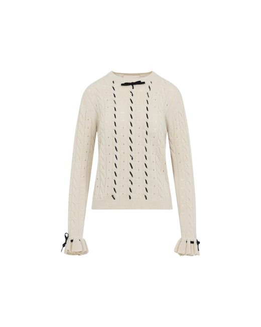 Valentino Natural Pullover Nude & Neutrals