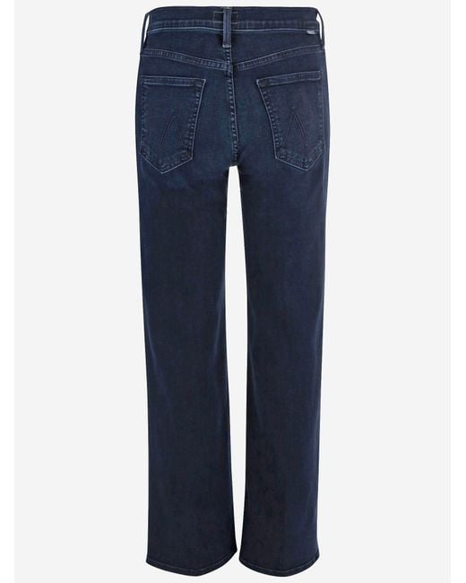 Mother Blue Jeans Stretch Cotton-Blend