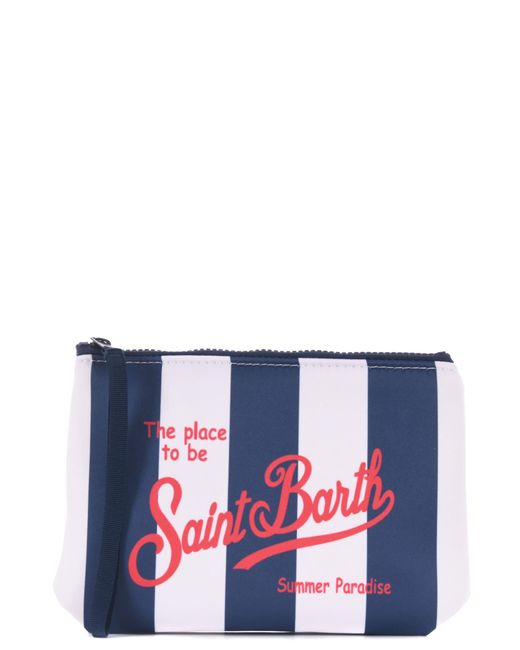 Mc2 Saint Barth Blue Clutch Bag