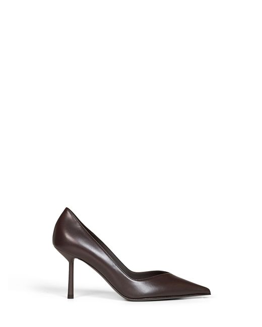 Le Silla White Sacher Nappa Leather Vivienne 80 Mm Pumps