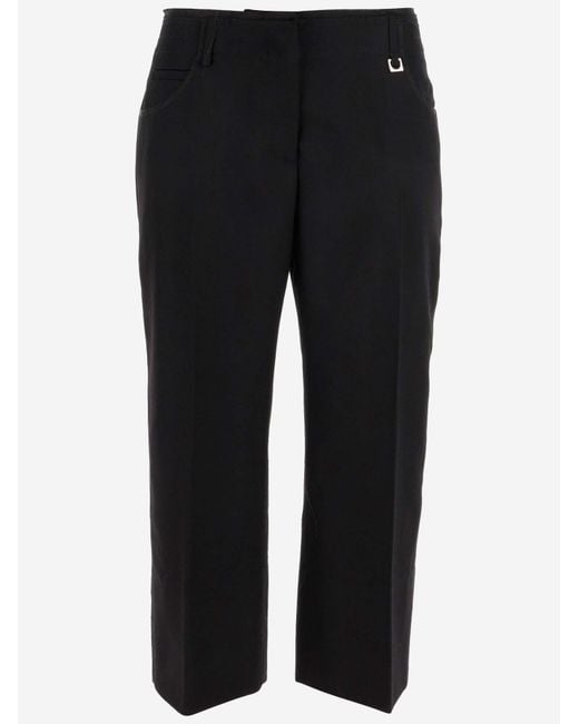 Jacquemus Black Trousers Le Pantalon Corto Cotton