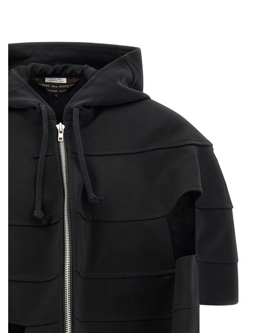 Comme des Garçons Black Solid Hood Jacket for men