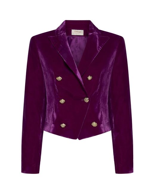 Kaos Purple Blazer